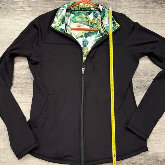 LOVE FITNESS APPAREL Premium Tropic Jacket Women’s Large EUC - Picture 8 of 10